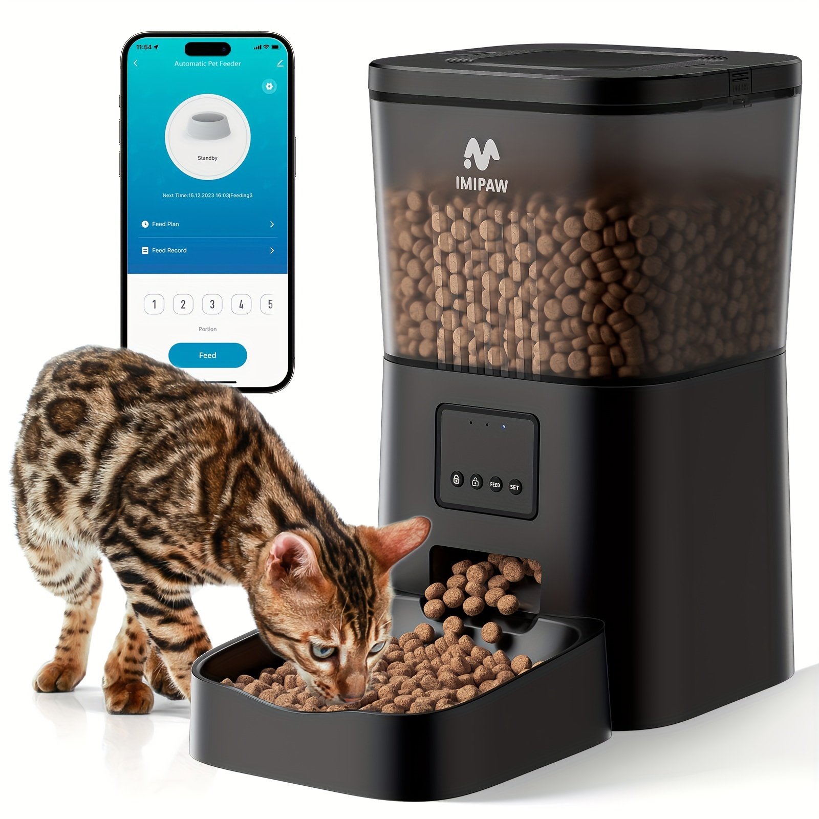 4L Wi-Fi Smart Automatic Pet Feeder - Image 2