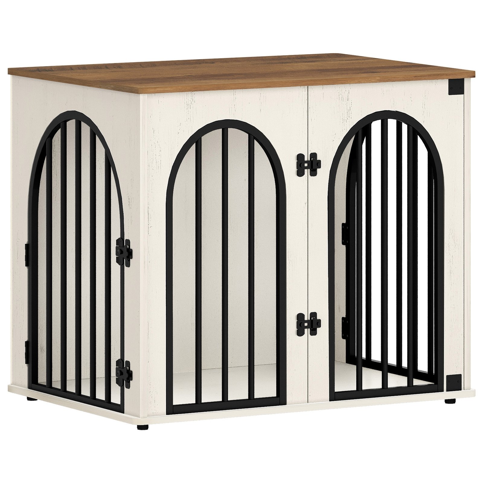 26.8-inch Wooden Dog Crate Furniture - Image 2