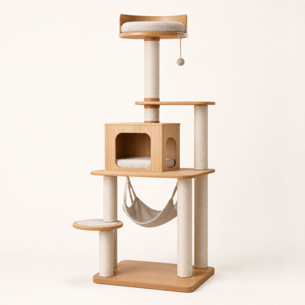 Adjustable Large Multi-Level Cat Tree