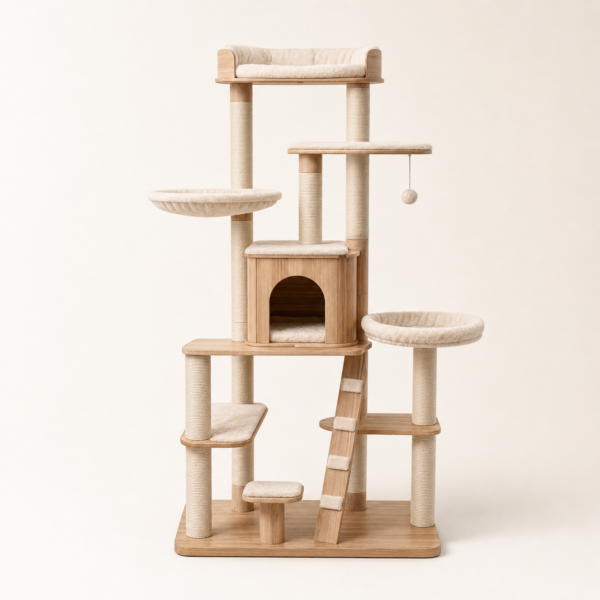 71-Inch Modern Multi-Level Cat Tree