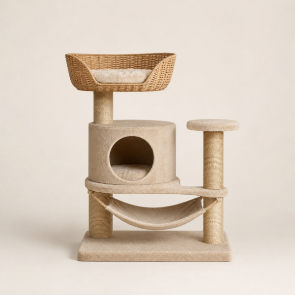 PAWZ Road 102 cm Wicker Cat House